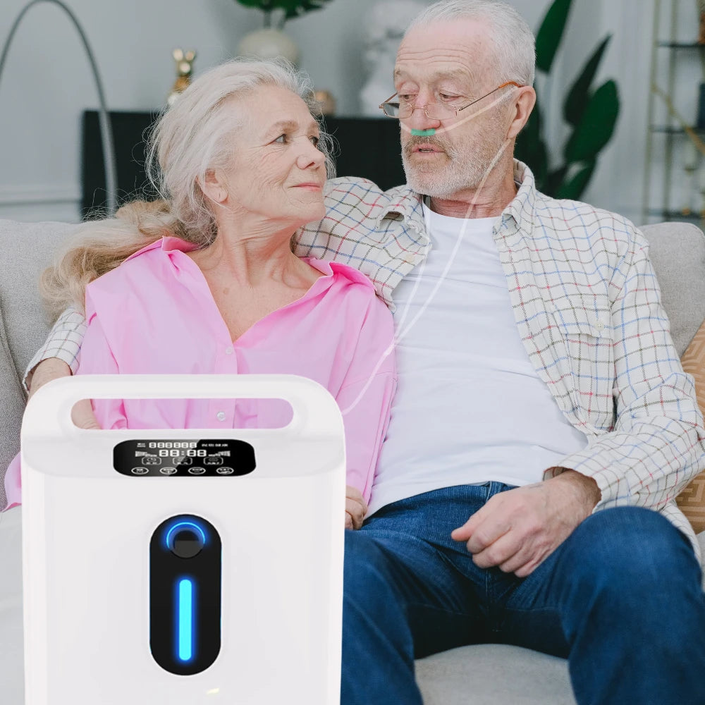 Home 1-9L Adjustable Continuous Flow Oxygen Concentrator - DF-011