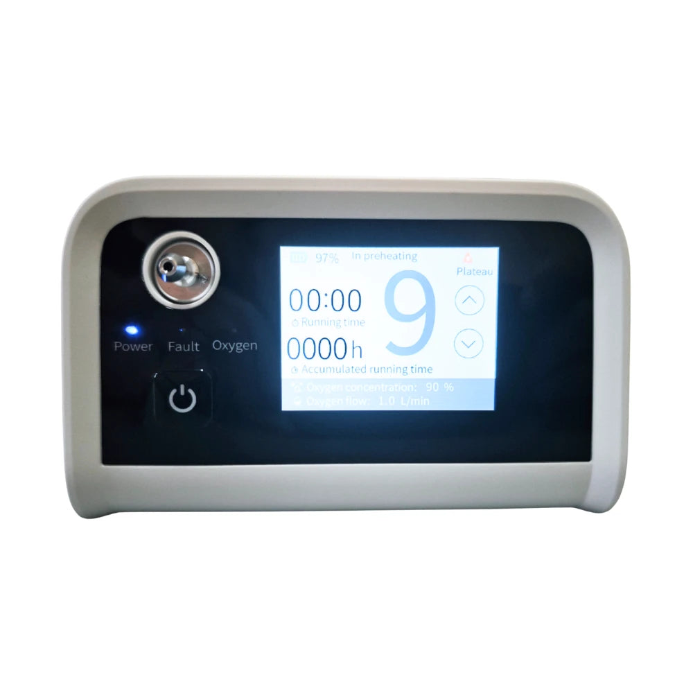 Portable 1-9 Adjustable Pulse Flow 3 Hours Battery Oxygen Concentrator - POC-9B