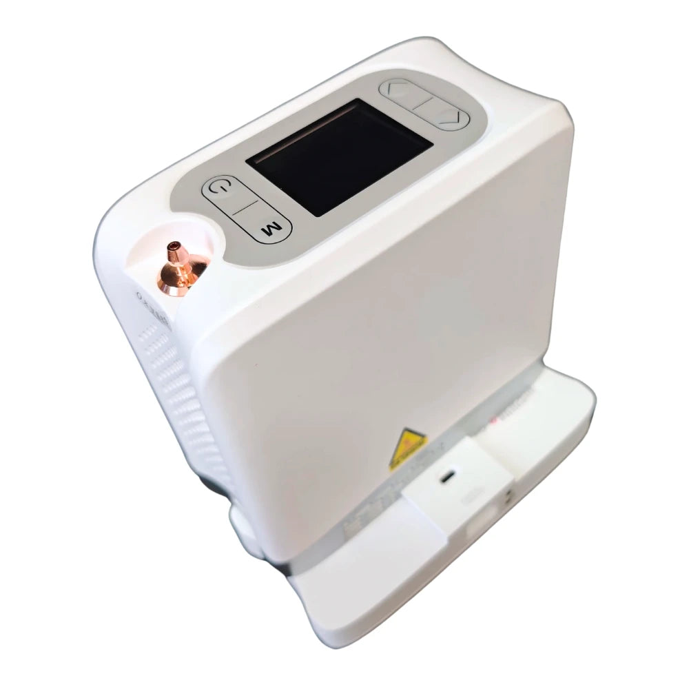 Concentrateur d'oxygène portable 1-7L avec débit pulsé réglable et batterie de 5 heures - POC-04