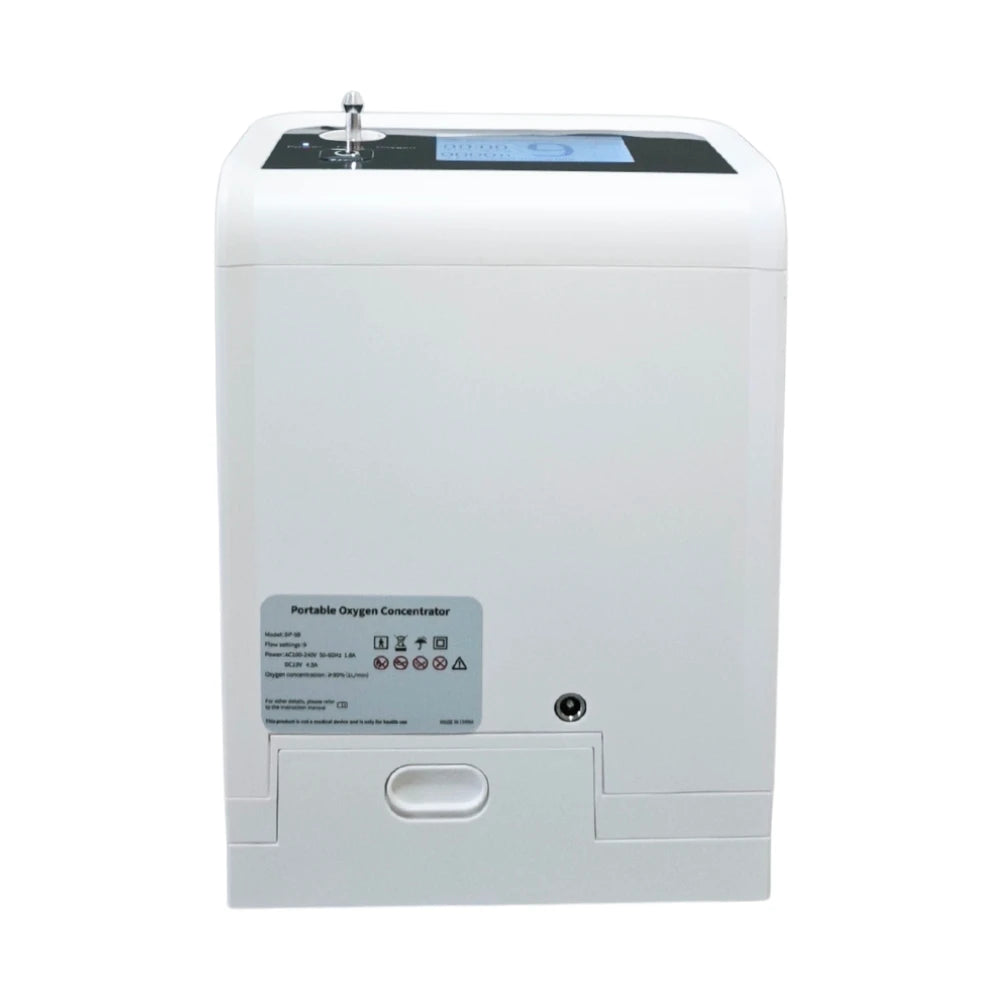 Portable 1-9 Adjustable Pulse Flow 3 Hours Battery Oxygen Concentrator - POC-9B