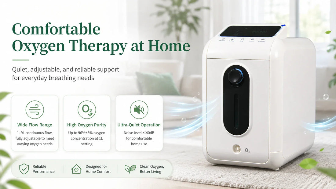 Best home oxygen concentrator for seniors designed for comfortable oxygen therapy at home