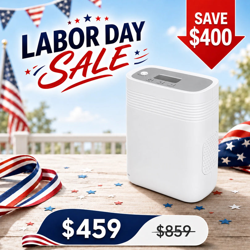 1001S Portable 5L Oxygen Concentrator Labor Day Sale