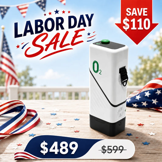 1009S Portable 5L Oxygen Concentrator Labor Day Sale