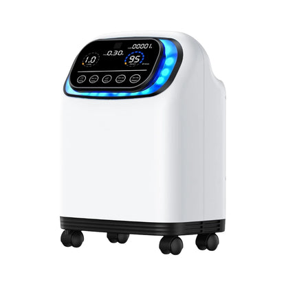 Concentrateur d'oxygène à domicile réglable de 2 à 9L à flux continu - DF-013