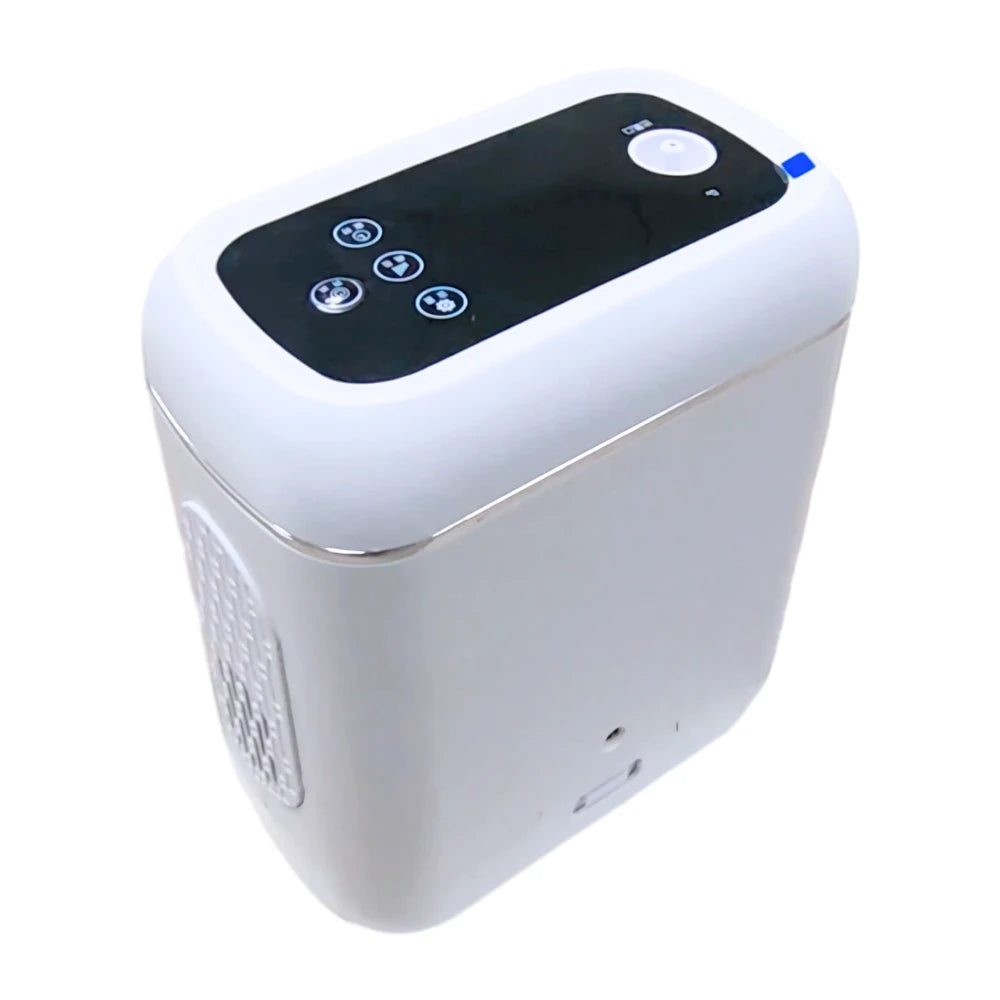 Concentrateur d'oxygène portable à flux pulsé réglable de 1 à 5L avec batterie pour 4 heures - DF-012BX 