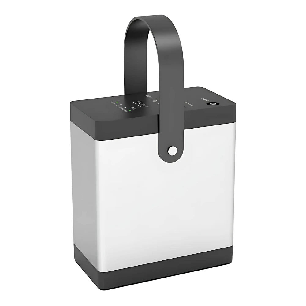 Concentrador de oxígeno portátil con flujo continuo y pulsado ajustable de 1-7L, batería de 1.5 horas - POC-03 