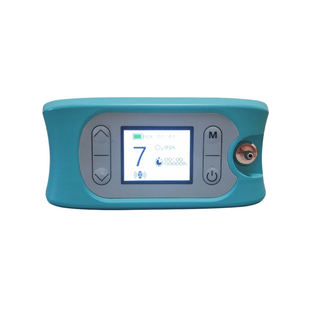 Portable 1-7L Adjustable Pulse Flow 5 Hours Battery Oxygen Concentrator - POC-04