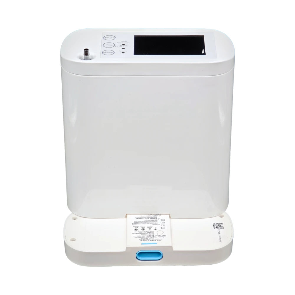 Tragbarer 1-6L einstellbarer Puls- und kontinuierlicher Durchfluss 5 Stunden Batterie Sauerstoffkonzentrator - BE12 