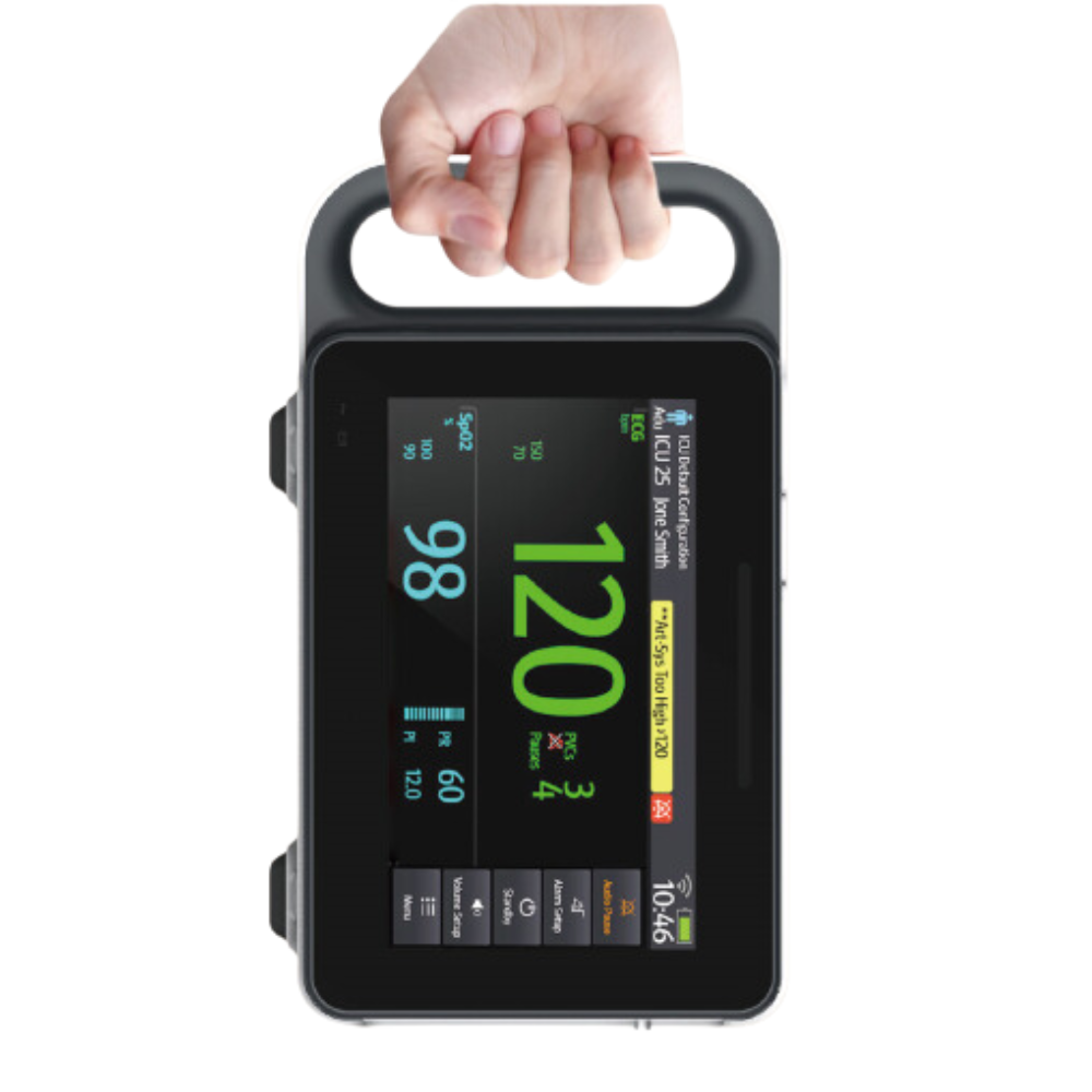 Portable 7-Inch 4 Hours Battery Patient Monitor - E7