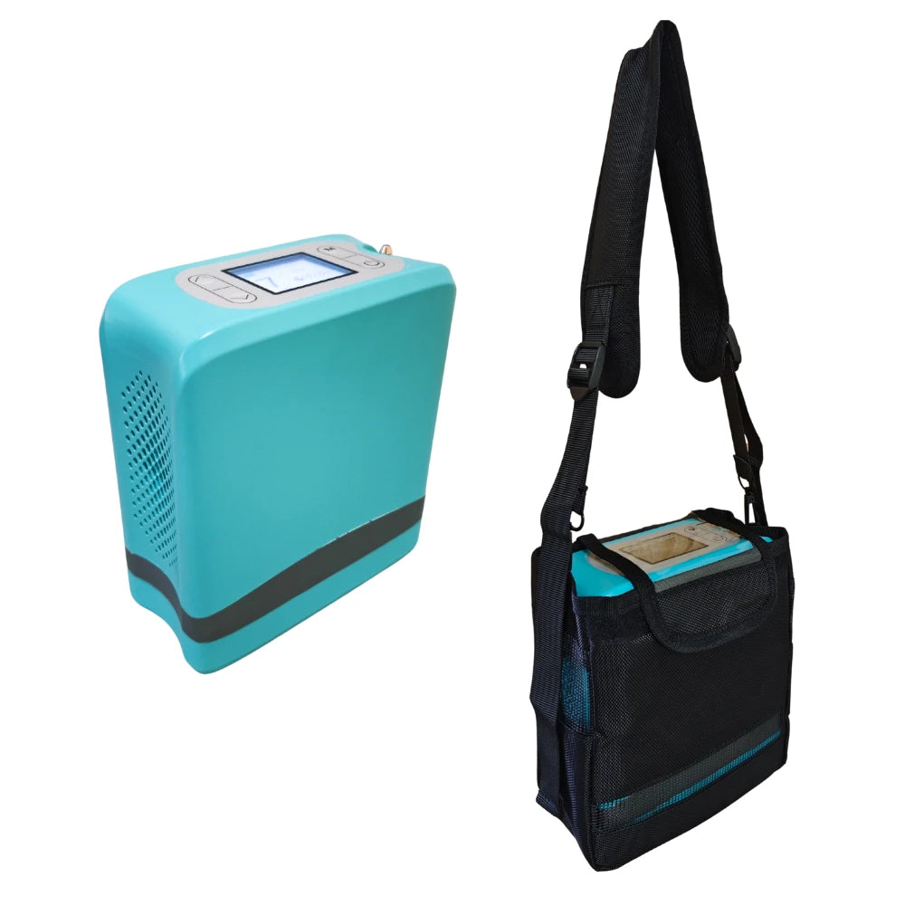 Portable 1-7L Adjustable Pulse Flow 5 Hours Battery Oxygen Concentrator - POC-04