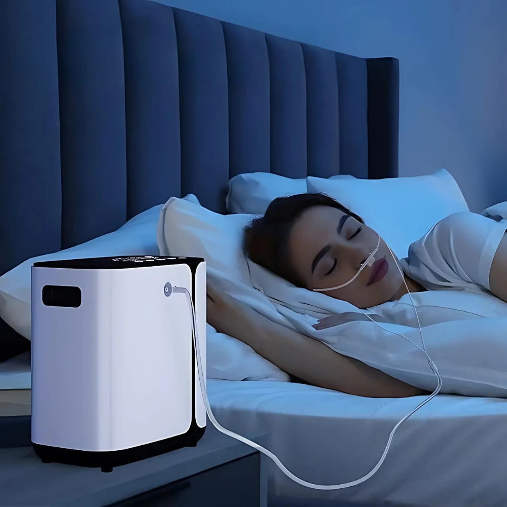 Inicio 1-8L Concentrador de Oxígeno de Flujo Continuo Ajustable - DF-010 