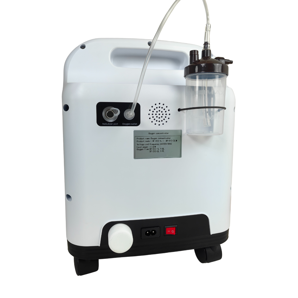 Home 1-9L Adjustable Continuous Flow Oxygen Concentrator - DF-013