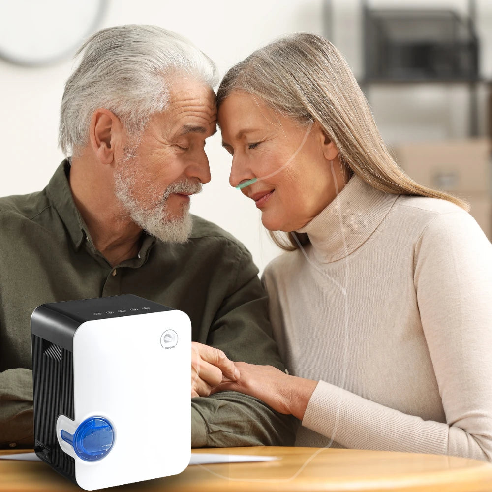 Home 1-9L Adjustable Continuous Flow Oxygen Concentrator - Y101W