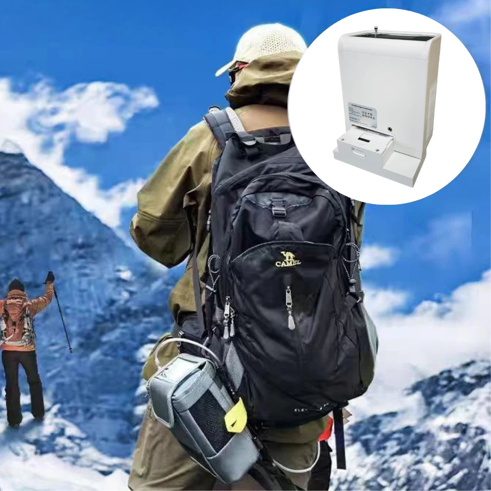 Portable 1-9 Adjustable Pulse Flow 3 Hours Battery Oxygen Concentrator - POC-9B