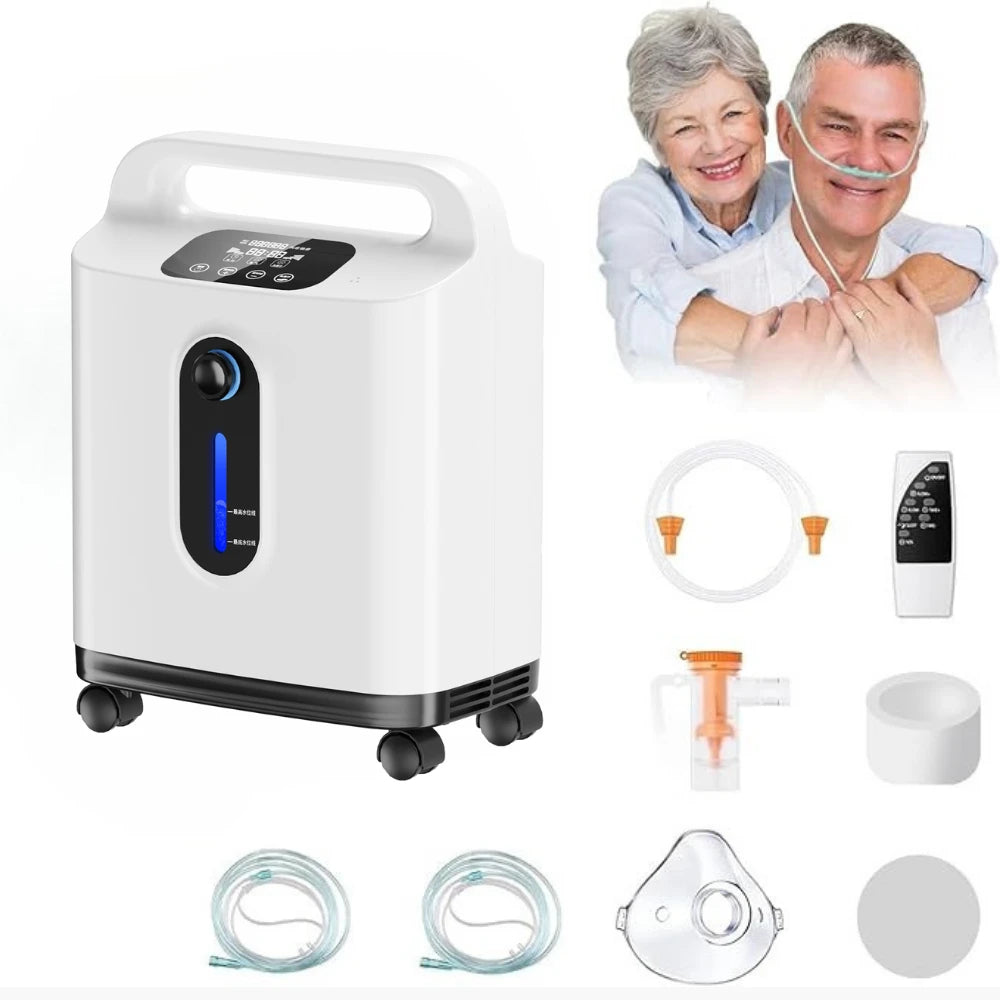Home 1-9L Adjustable Continuous Flow Oxygen Concentrator - DF-011