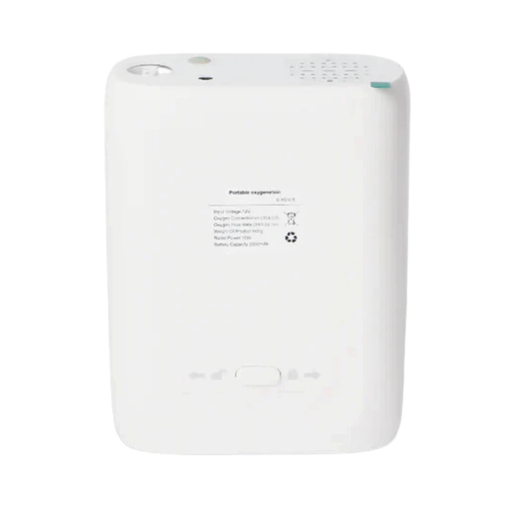 Concentrador de oxígeno portátil de flujo continuo de 3L y batería de 4 horas - POC-01 