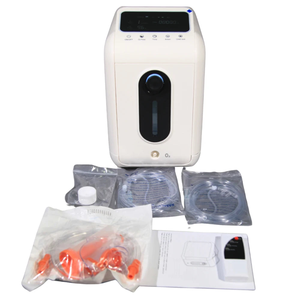 Home 1-9L Adjustable Continuous Flow Oxygen Concentrator - DF-018