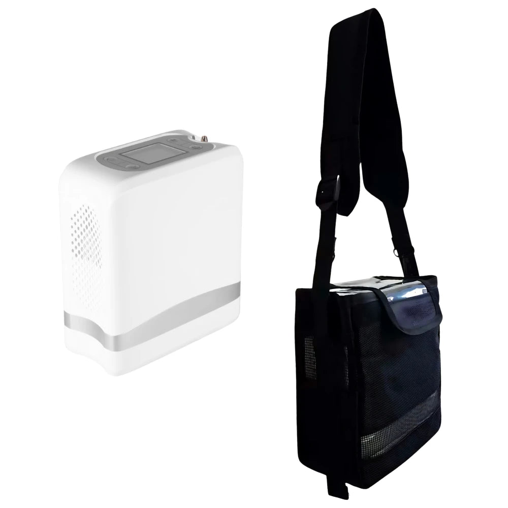 Portable 1-7L Adjustable Pulse Flow 5 Hours Battery Oxygen Concentrator - POC-04