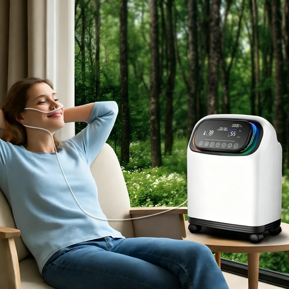 Home 2-9L Adjustable Continuous Flow Oxygen Concentrator - DF-013