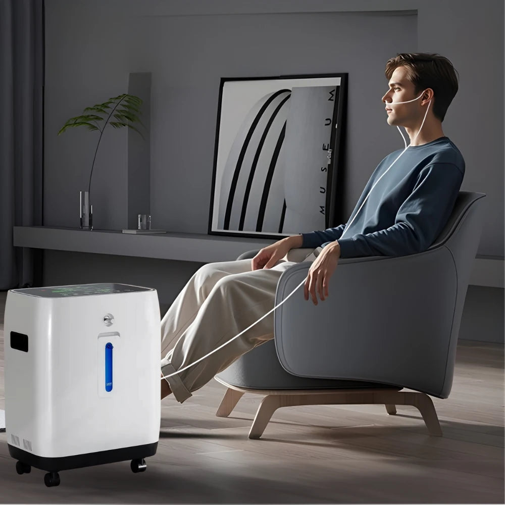 Home 2-10L Adjustable Continuous Flow Oxygen Concentrator - YK1002
