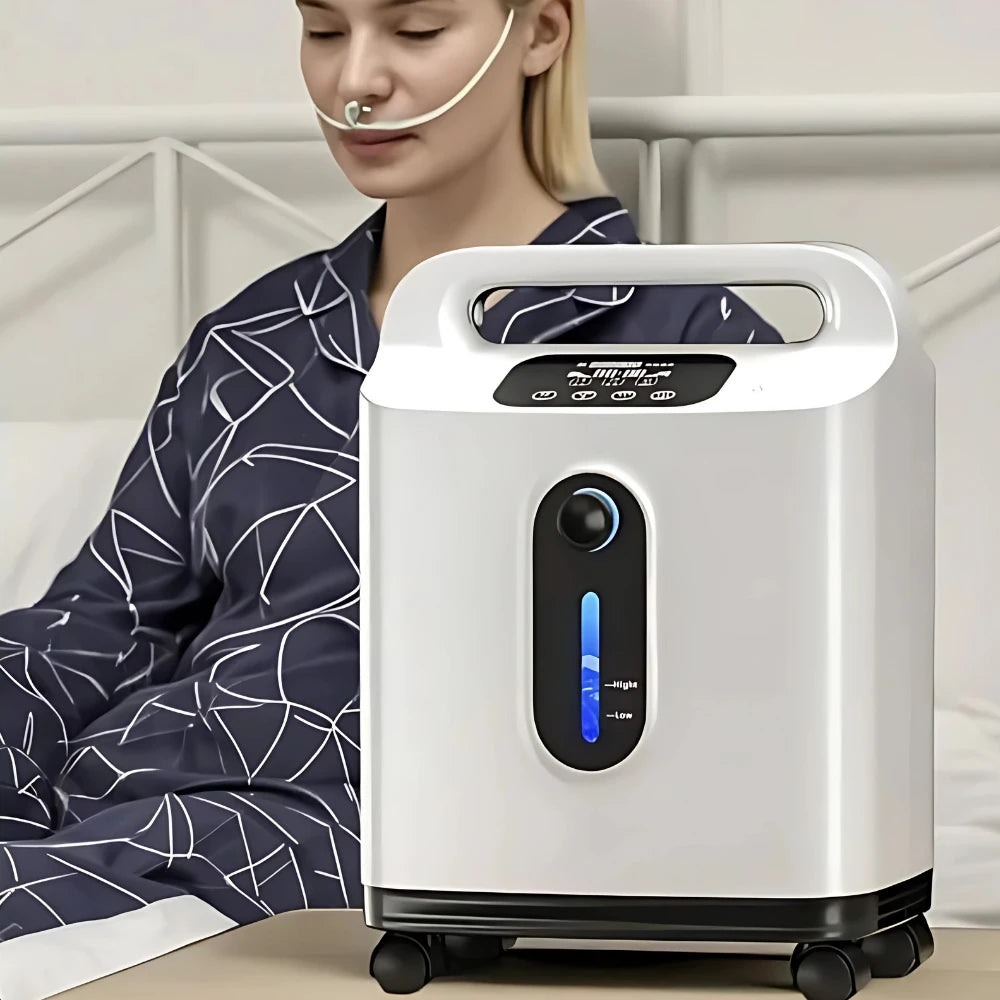 Home 1-9L Adjustable Continuous Flow Oxygen Concentrator - DF-011