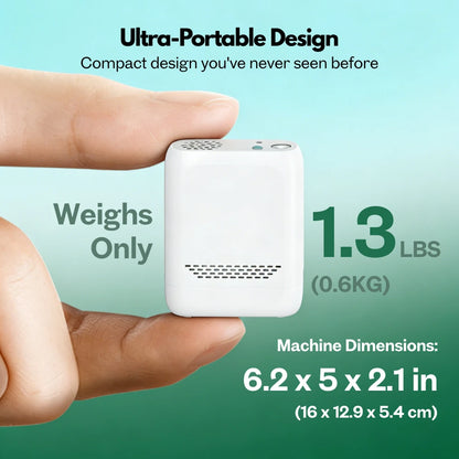 Concentrateur d'oxygène portable à flux continu de 3L avec batterie de 4 heures - POC-01