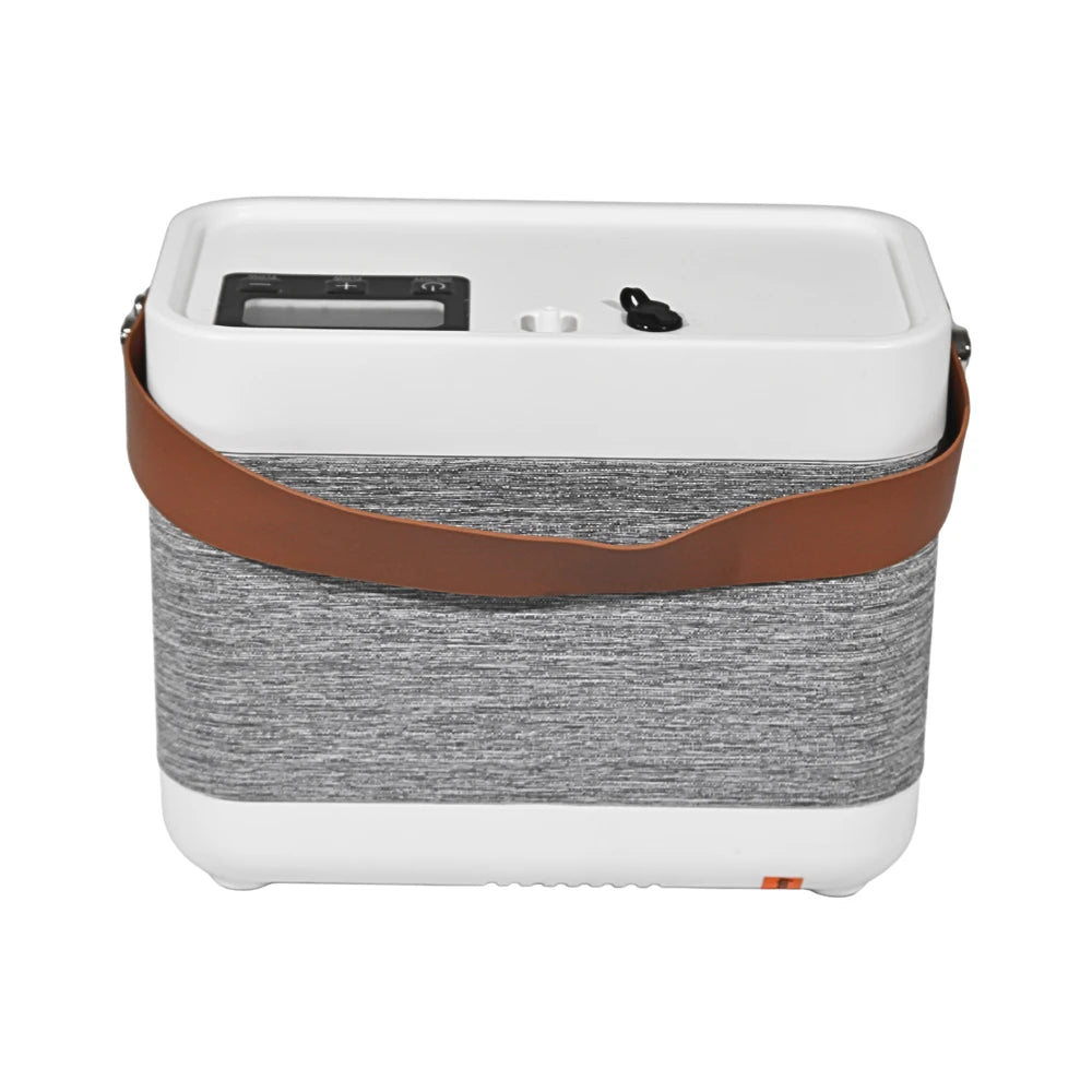 Portable 1-5L Adjustable Continuous Flow 2 Hours Battery Oxygen Concentrator - 1001BX