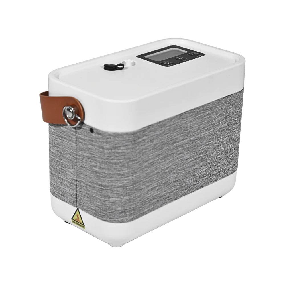 Portable 1-5L Adjustable Continuous Flow 2 Hours Battery Oxygen Concentrator - 1001BX