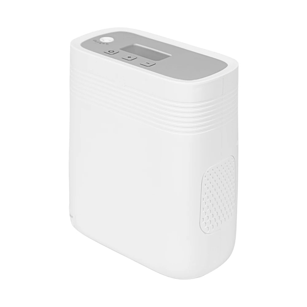 Tragbarer 1-5L einstellbarer kontinuierlicher Durchfluss 3 Stunden Batterie Sauerstoffkonzentrator - 1001S 