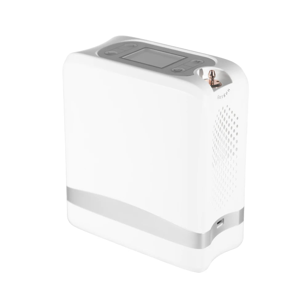 Portable 1-7L Adjustable Pulse Flow 5 Hours Battery Oxygen Concentrator - POC-04