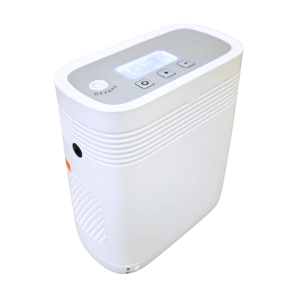 Portable 1-5L Adjustable Continuous Flow 3 Hours Battery Oxygen Concentrator - 1001S