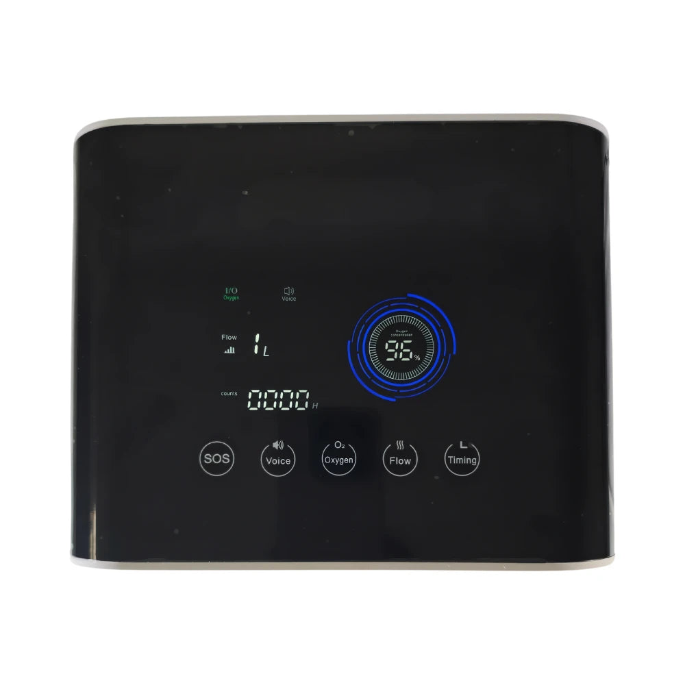 Home 1-9L Adjustable Continuous Flow Oxygen Concentrator - Y101W