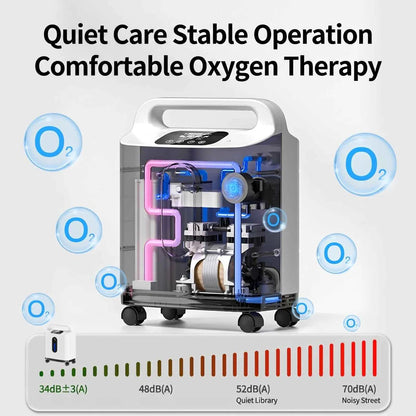 Concentrateur d'oxygène domestique 2-9L réglable à flux continu - DF-011