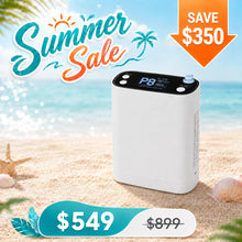 BE12 1-8L portable oxygen concentrator summer sale with special discount for travel and outdoor use
