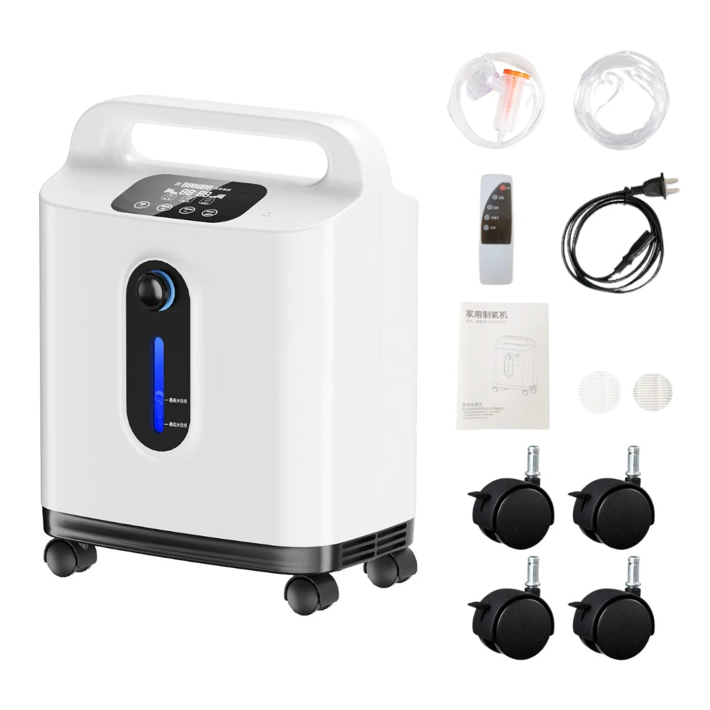 Home Use 1-9L/min Adjustable Oxygen Machine | Portable O2 Concentrator ...