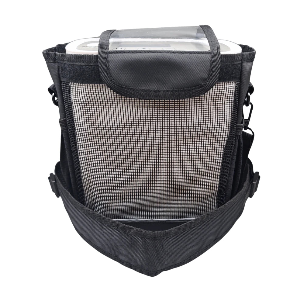 Concentrador de oxígeno portátil de flujo continuo ajustable de 1-5L con batería de 3 horas - 1001S 