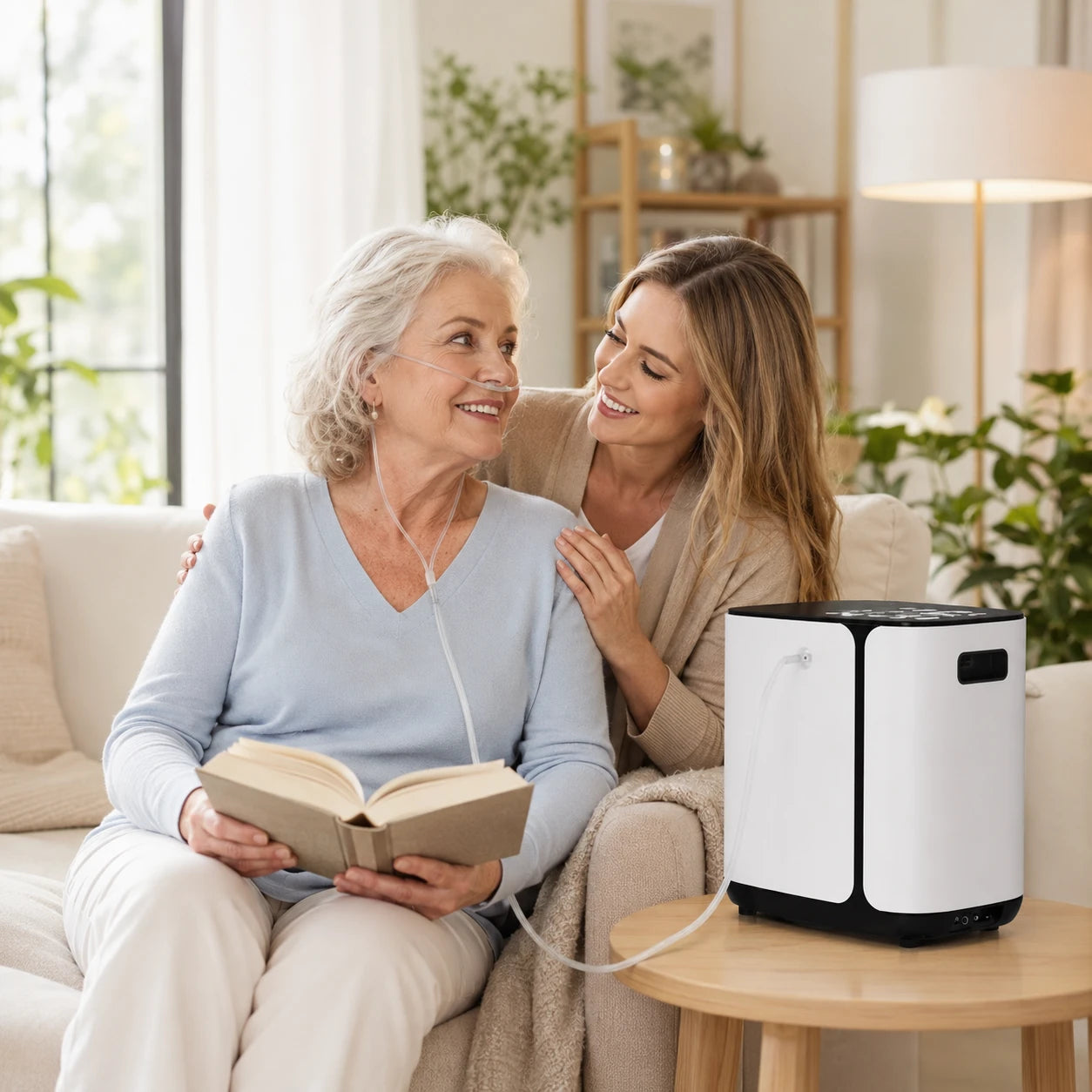 9L home oxygen concentrator for seniors and home oxygen therapy