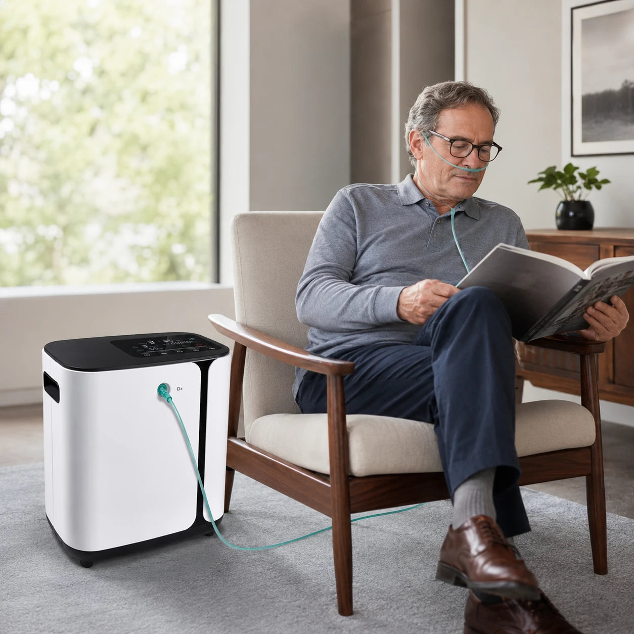 9L home oxygen concentrator for daily activities and home oxygen support