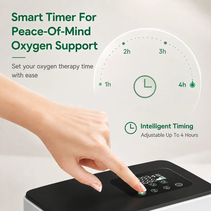 9L home oxygen concentrator with timer function for convenient home oxygen therapy