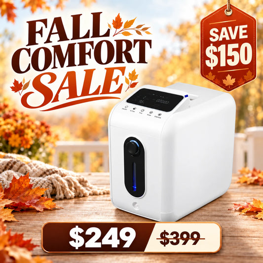 DF-018 | 1-9L Continuous Flow Home Oxygen Concentrator