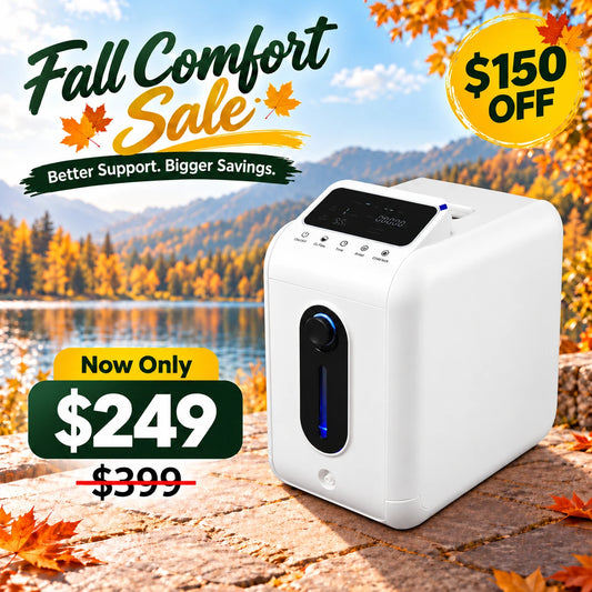 DF-018 | 1-9L Continuous Flow Home Oxygen Concentrator