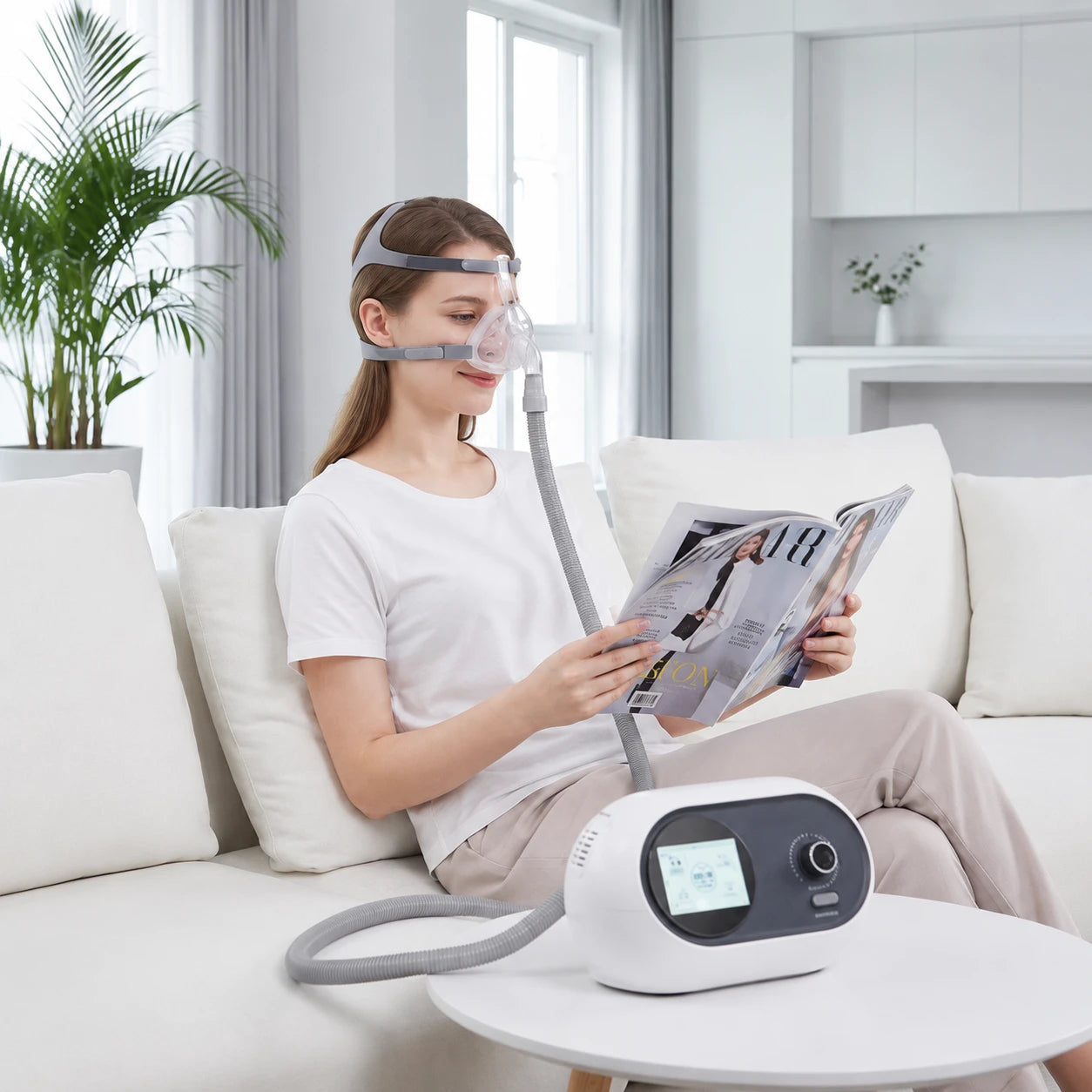 DF-925S BiPAP machine for home respiratory therapy