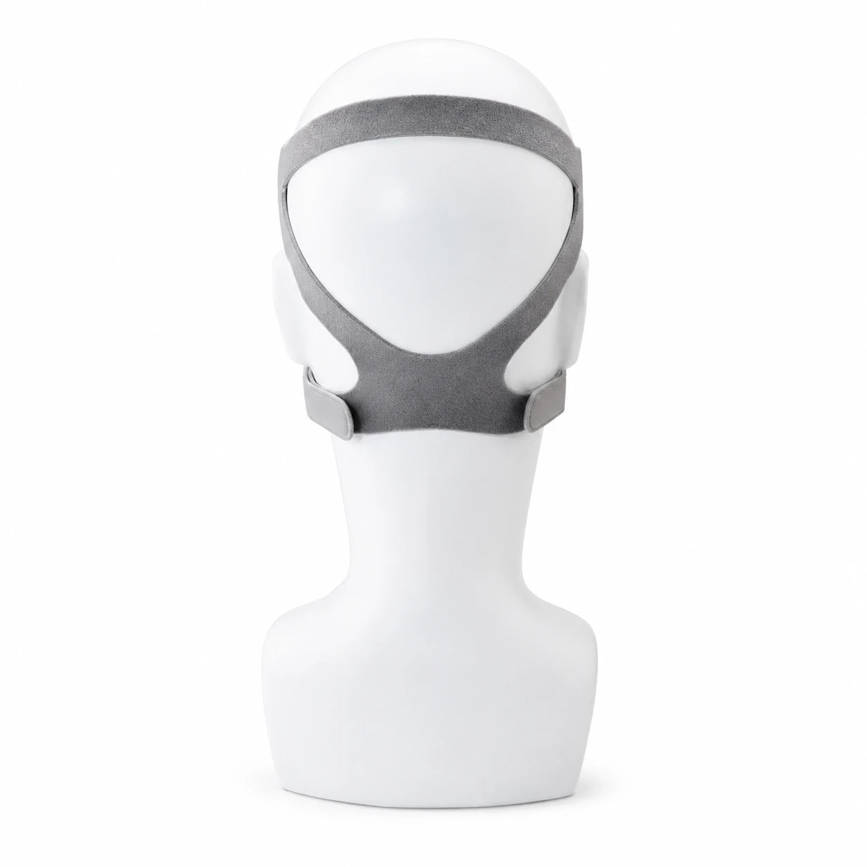 Back view of the Higreen Health CPAP full face mask with memory foam cushion and adjustable headgear