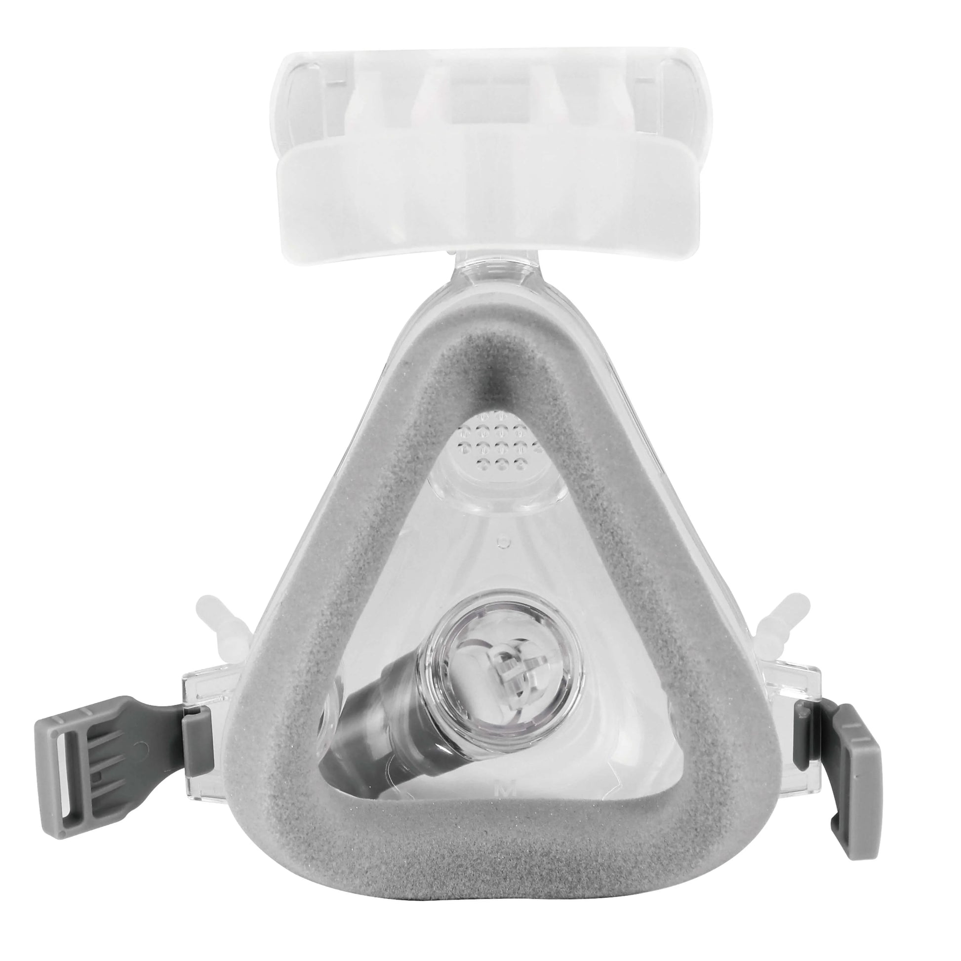 Interior view of the Higreen Health CPAP full face mask with memory foam cushion and sealing frame