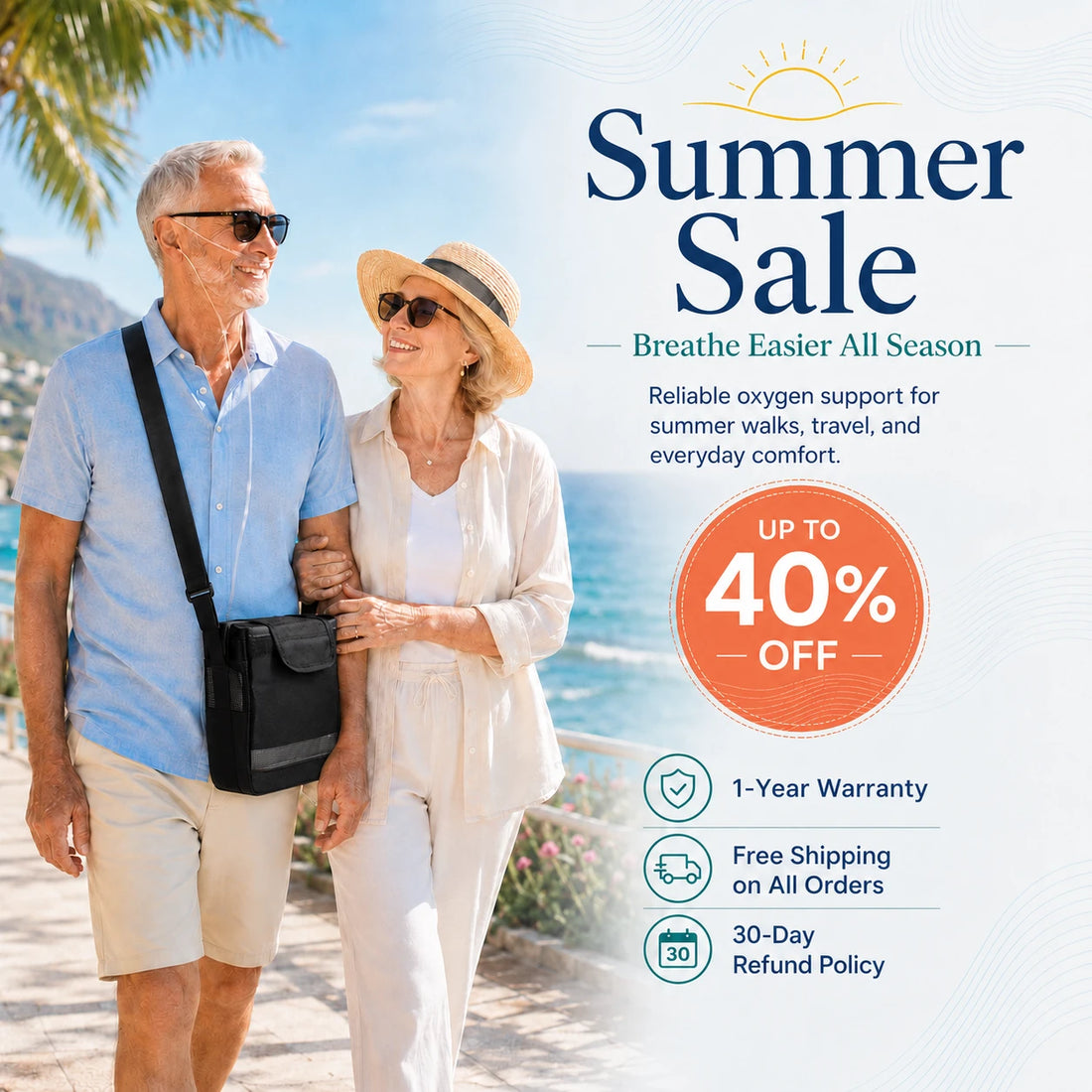 Higreen Health Portable Oxygen Concentrator Summer Sale