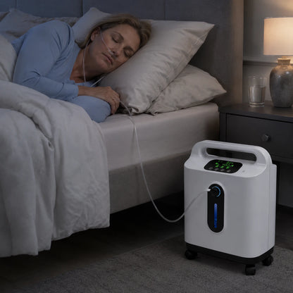 1–9L continuous flow home oxygen concentrator for elderly indoor use