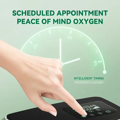 8L home oxygen concentrator with timer function for convenient home oxygen therapy