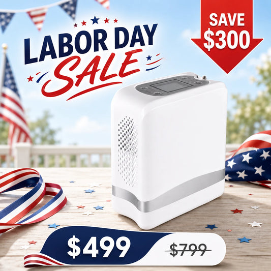 POC-04 Portable 7L Oxygen Concentrator Labor Day Sale