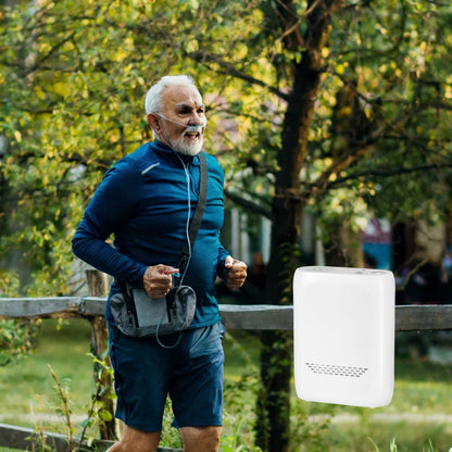 Portable 3L continuous flow oxygen concentrator for outdoor activities and travel