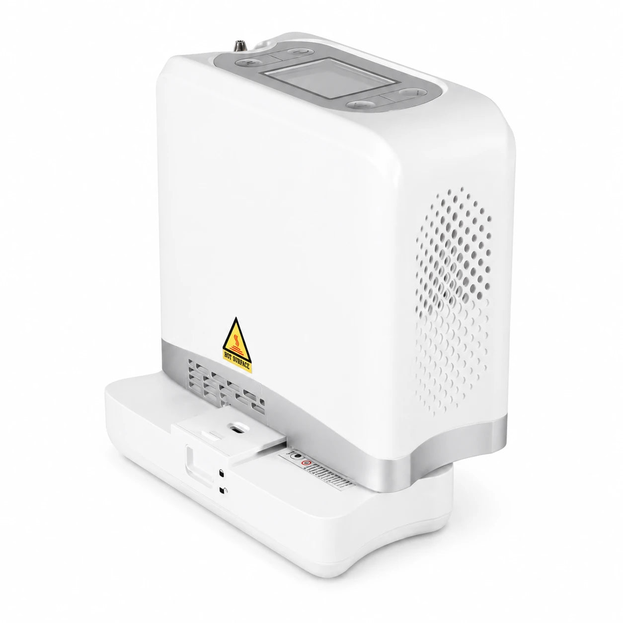 Portable 7L oxygen concentrator with detachable battery for travel and outdoor use